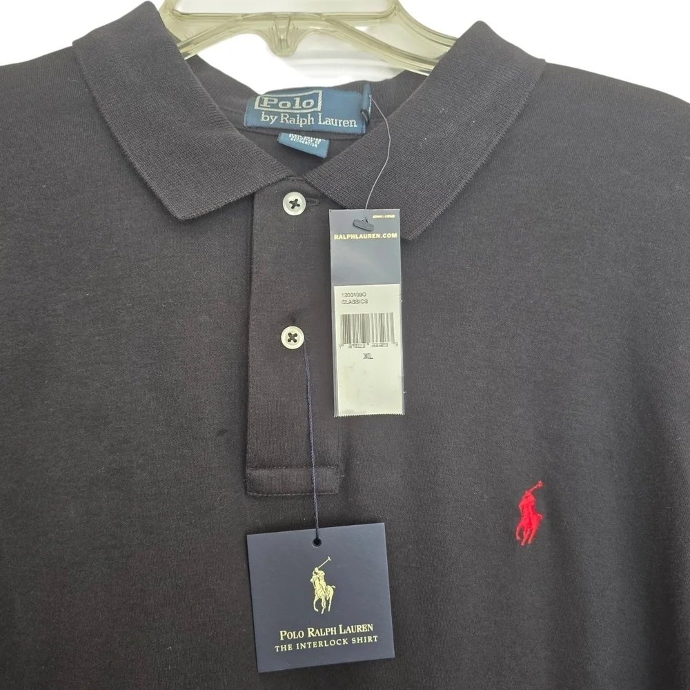 NWT Polo by Ralph Lauren Men's Black Polo Shirt